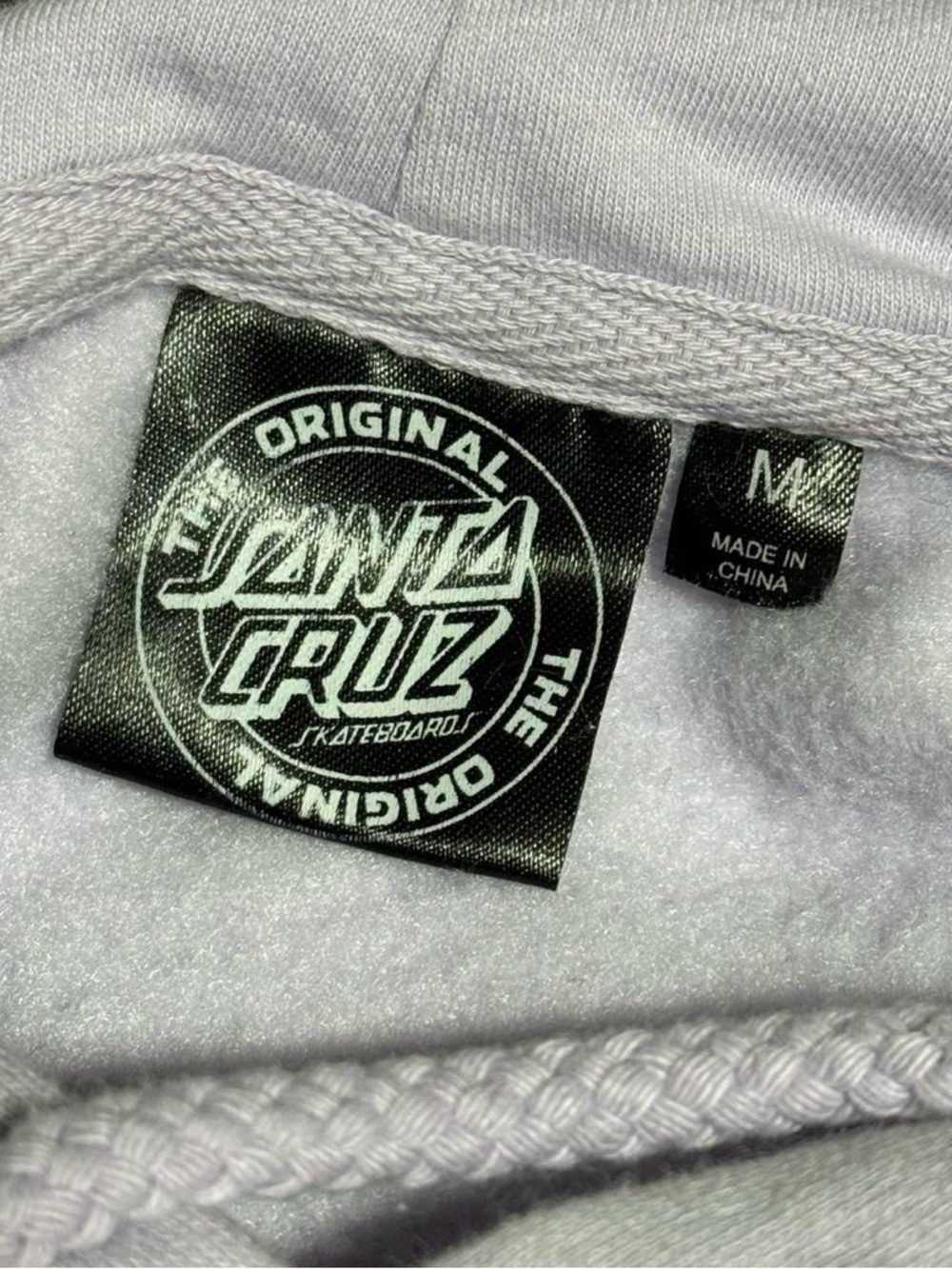 Santa Cruz Purple Hoodie Medium Skate Graphic Logo Pullover Streetwear Skater - Picture 5 of 6
